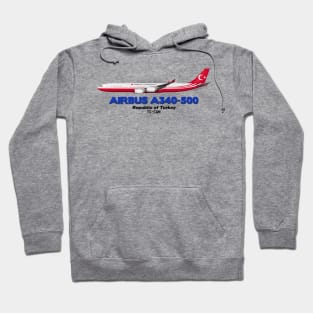 Airbus A340-500 - Republic of Turkey Hoodie